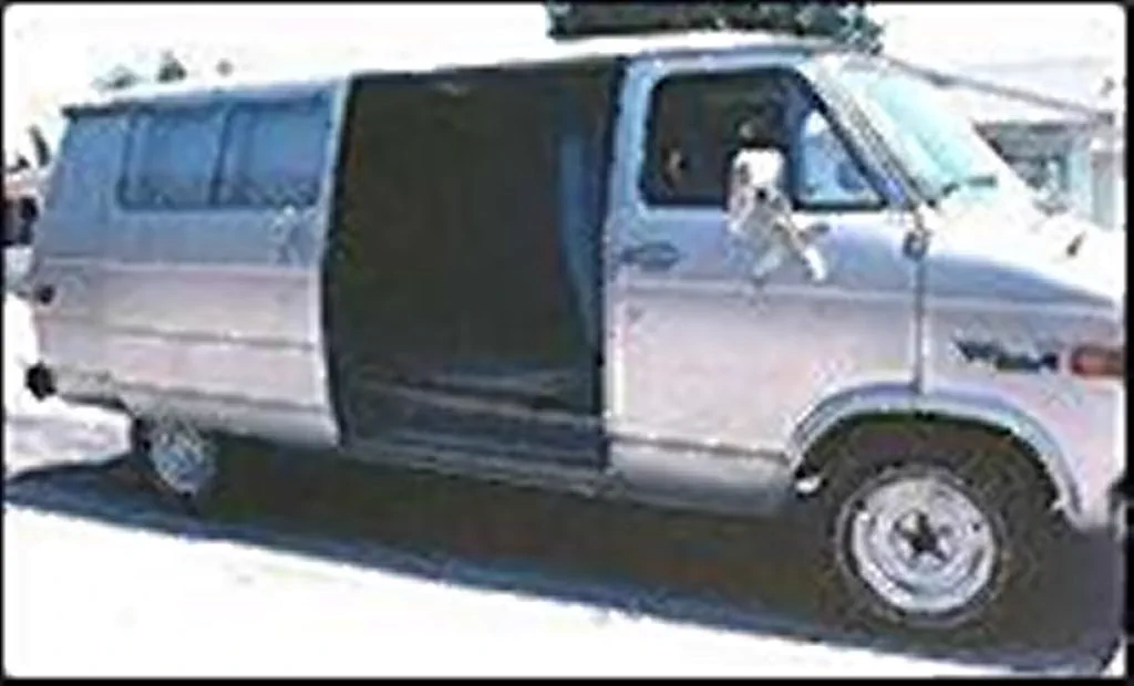 GM cargo van "Murder Mack" used by serial killers Lawrence Bittaker and Roy Norris.